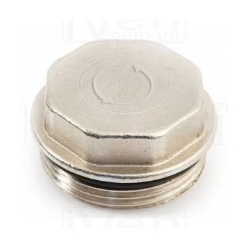 General Fittings Зовнішня заглушка нікельована 1" під прокладку General Fittings - 1