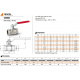 Кран шаровой Bonomi TAMIGI 1 1/4" ВВ стальная ручка (76000110R)