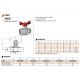Кран шаровой Bonomi TAMIGI 1/4" ВН "бабочка" (76070002R)