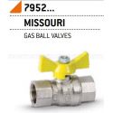 Кран газовий кульовий Bonomi MISSUORI GAS 1" ВВ"метелик" (79520008)