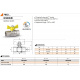 Кран газовый шаровой Bonomi MISSUORI GAS 1" ВВ "бабочка" (79520008)