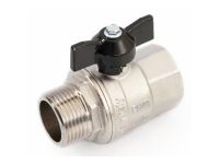 General Fittings Кран шаровый 1/2" ВН Standart "бабочка" (7S00M2N040400A) General Fittings - 1