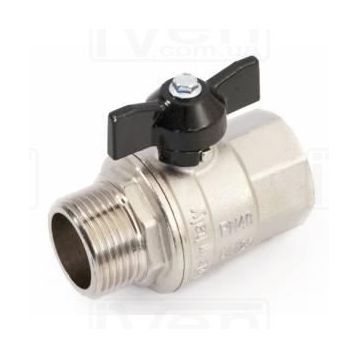 General Fittings Кран шаровый 1/2" ВН Standart "бабочка" (7S00M2N040400A) General Fittings - 1