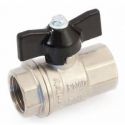 General Fittings Кран шаровый 1/2" ВВ Standart "бабочка" (7S00M1N040400A)