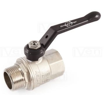 General Fittings Кран шаровый 1" ВН полнопроходной ручка (7100L2N101000A) General Fittings - 1