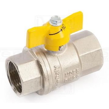 Кран General Fittings 1/2" ВВ полнопроходной "бабочка" (7400M1N040400A) General Fittings - 1