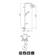 Nobili Rubinetterie ABC AB87030 / 30CR термостатический со стойкой