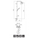 Nobili Rubinetterie New Road RD00430/30CR термостатичний зі стійкою Nobili - 2