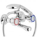 Nobili Rubinetterie Nuova Flora NZ06001/zCR короткий слив + лейка, шланг