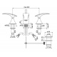 Nobili Rubinetterie Bartok BA00211/1CR 3 отверстия Nobili - 2