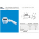 Ghidini SpA для душевого поддона d40 / 50 х 60 D.80 (36980)