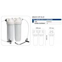 Комплект фильтров (под мойку) Atlas Filtri BRAVO DP DUO BW 10" (водоразборный кран + кран подключения) KIT (RA6080003)