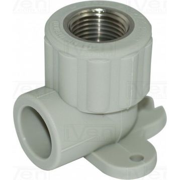 Hi-Therm Угольник с металлической резьбой внутренней и креплением 20x1/2" (H20702020)