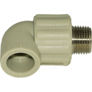 Hi-Therm Угольник 90 с металлической резьбой наружной 25x1/2" (H20502520)