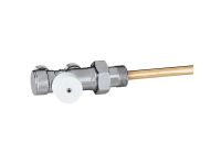 Кран горизонтальный нижнего подключения Caleffi М23х1/2 (348400)