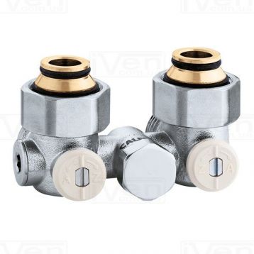 Кран для стального радиатора угловой Caleffi 3/4" (301350)