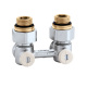 Кран для стального радиатора угловой Caleffi 1/2" (301140)