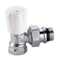 Кран-термостат радиаторный угловой c предварительной настройкой Caleffi 1/2" (421402)
