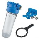 Фильтр-колба Atlas Filtri DP MONO TS (прозрачная) Ø1/2" OT (латунь) 10" 45°C 8 bar KIT (RA1280501)