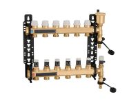 Caleffi коллектор латунный D1"Вх6х3/4"Н в сборе (6626F6)