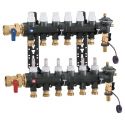 Caleffi из технополимера 1"x3/4" на 9 контуров в сборе (6716I1)