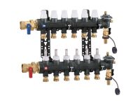 Caleffi из технополимера 1"x3/4" на 13 контуров в сборе (6716O1)