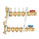 Caleffi Колектор латунний 1" x3/4"на 4 контура в зборі (6686D5S1) Caleffi - 2