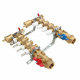 Caleffi Колектор латунний 1" x3/4"на 4 контура в зборі (6686D5S1) Caleffi - 3