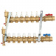 Caleffi латунный 1"x3/4" на 6 контуров в сборе (6686F5)