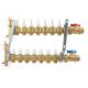 Caleffi латунный 1"x3/4" на 9 контуров в сборе (6686I5)
