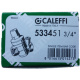 CALEFFI с отверстием для манометра d3/4" хром (533451)