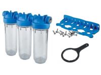 Atlas Filtri DP TRIO TS (прозрачные) 1" OT (латунь) 10" KIT (RA1400701)