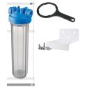 Фильтр-колба Atlas Filtri DP BIG TS (прозрачный) Ø1" IN (пластик) 20" 45°C 8,3 bar KIT (ZA1800711)
