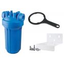 Фільтр-колба Atlas Filtri DP BIG AB (блакитна) Ø1" IN (пластик) 10" 45°C 8,3 bar KIT (ZA1700712)