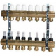 Коллектор GROSS в сборе 1"x3/4" 4 выхода Латунь