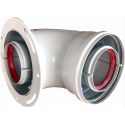 Стартовий кут (установчі) 60/100 для турбованого газового котла Nova Florida, Fondital, Hi-Therm, Roda