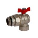 Кран-американка кульовий BIANCHI F.lli SpA 422R кутовий з полусгоном 3/4" вн.-нар. (422R00050F)