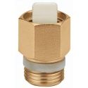 CALEFFI Зворотний клапан латунний для повітрявідводчика (серія 502) d3/8" 110°C 10 bar PTFE (561300)