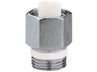 CALEFFI Обратный клапан латунный хромированный для воздухоотводчика 1/2" (561401)
