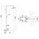 Nobili Rubinetterie ABC AB87130 / 30CR со стойкой
