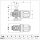 Caleffi магнитный фільтр для котла d3/4" ВН (545900)