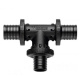 Тройник REHAU Rautitan PX редукционный c уменьшенным средним выходом d25 - 20 - 25 (160063001) REHAU - 1