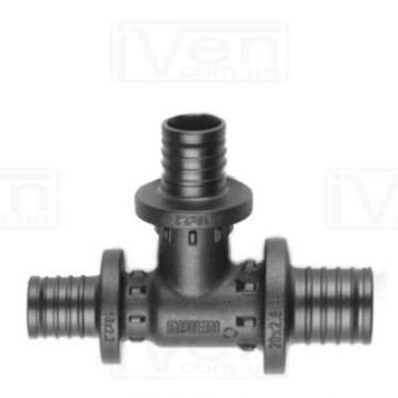 Трійник REHAU Rautitan PX зі зменшеним боковим і середнім виходом d25 - 20 - 20 (160085001) REHAU - 1