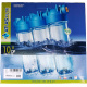 Atlas Filtri DP TRIO TS (прозрачные) 1/2" OT (латунь) 10" KIT (RA1400301)