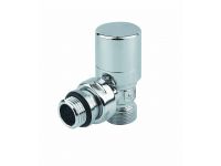 Кран-термостат кутовий Carlo Poletti ХРОМ d1/2" х 24-19 FIRST THERMO (V142111CB)
