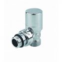 Кран-термостат угловой Carlo Poletti Хром d1/2" х 24-19 FIRST THERMO (V142111CB)