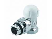 Термоклапан кутовий Carlo Poletti ХРОМ d1/2" FIRST THERMO (V141310CB)