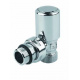 Кран радіаторний кутовий Carlo Poletti ХРОМ d1/2" х 24-19 FIRST (V140111CB)