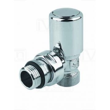 Кран радіаторний кутовий Carlo Poletti ХРОМ d1/2" х 24-19 FIRST (V140111CB)