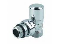 Кран отсекающий угловой Carlo Poletti Хром d1 / 2 "х 24-19 FIRST (V140211CB)